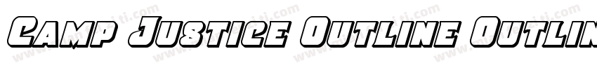 Camp Justice Outline Outline字体转换